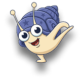 Boogie the cartoon algae grazer snail